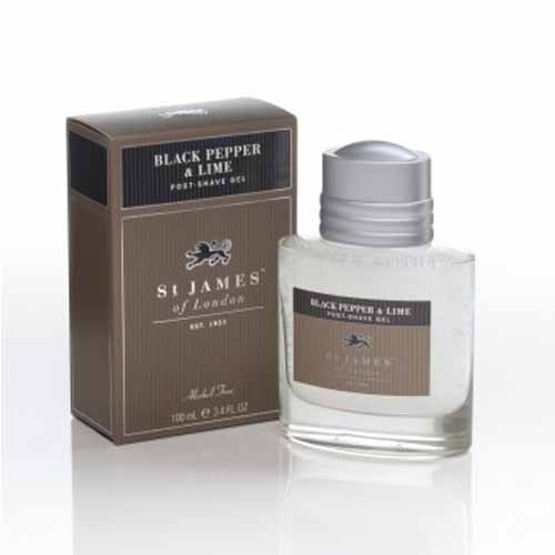 After shave Gel 100ml Black Pepper & Lime Stjames of London SJOL0186.jpg